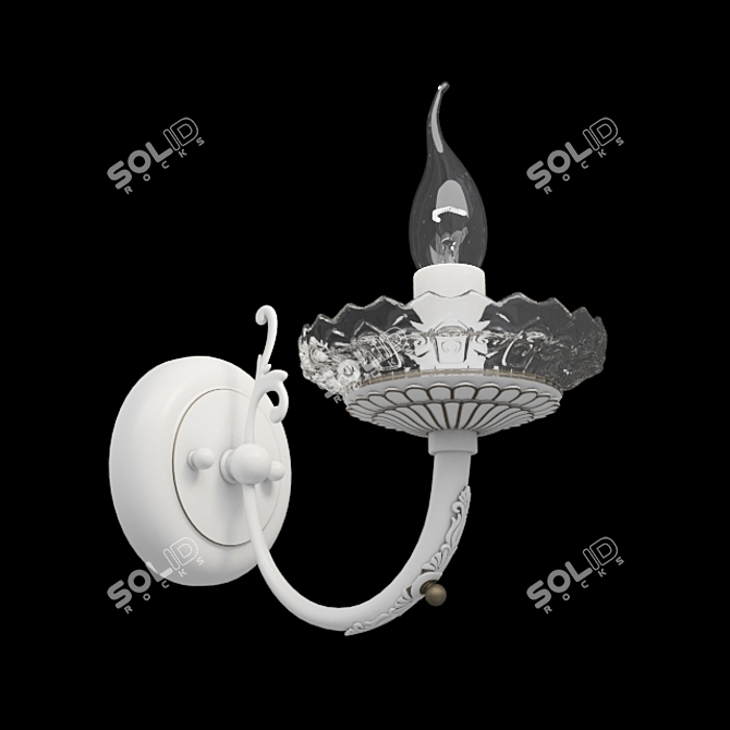 Elegant ODEON LIGHT BARRA Wall Sconce 3D model image 1