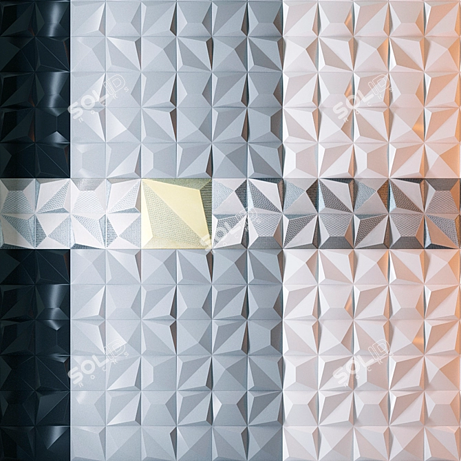 3D Ceramic Tile Shapes - Modernize Your Space 3D model image 2