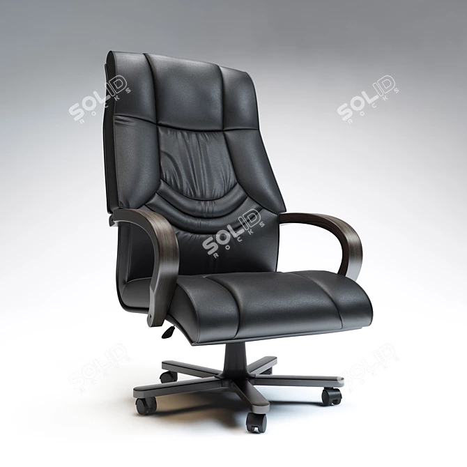 Ergonomic Office Chair OSCAR 3D model image 1