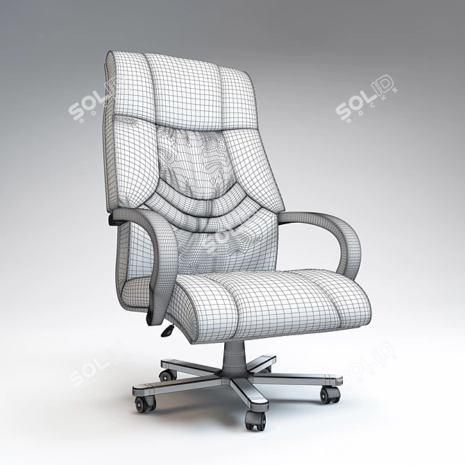 Ergonomic Office Chair OSCAR 3D model image 3