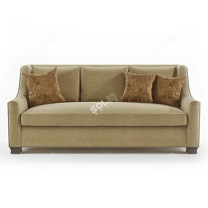 Elegant Hickory Sofa 321-51 3D model image 2