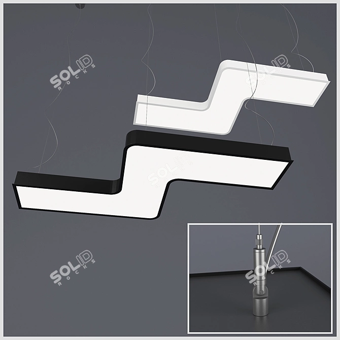 Bosma FION: Functional LED Pendant 3D model image 1