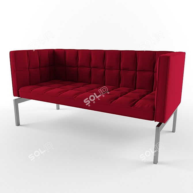 Sleek Buddy Boss Sofa Alivar 3D model image 3