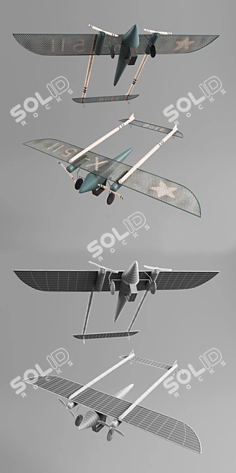 Timeless Aviation Glory 3D model image 2