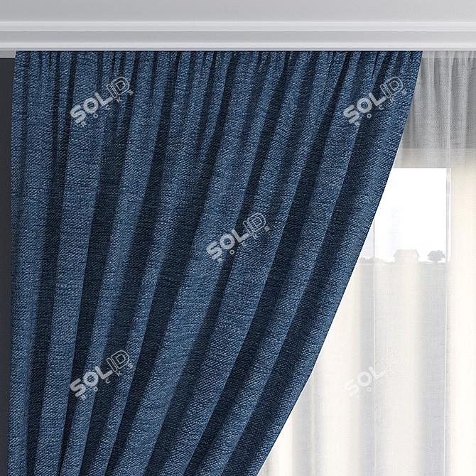 Modern Style Blinds, Part 3 3D model image 2