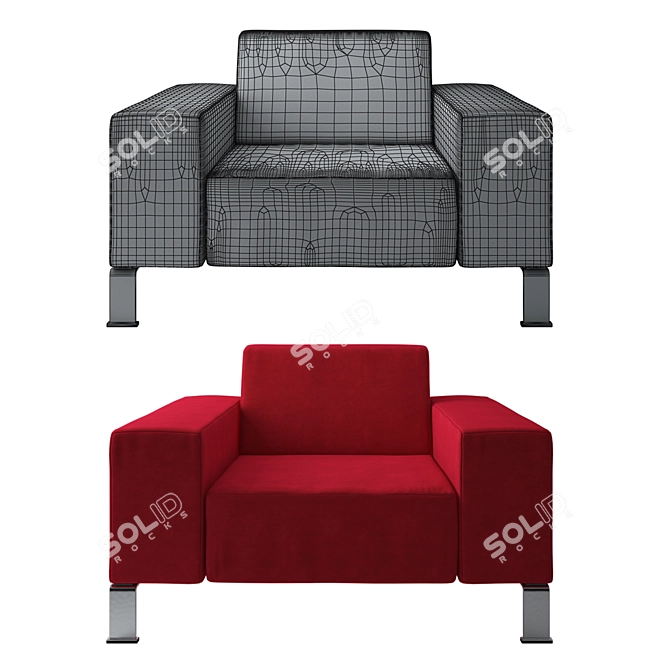 Nienkamper Berkley: The Perfect Combination of Comfort and Style 3D model image 3