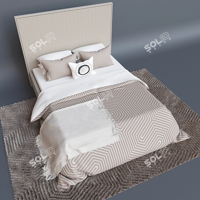 Juli Bed: Elegant Harmony and Freedom 3D model image 2