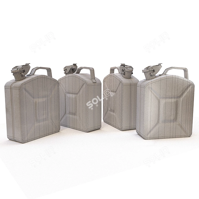 Versatile Canister Collection - 1,484 Polys, 1,544 Verts - 3000x3000 Texture Size 3D model image 2