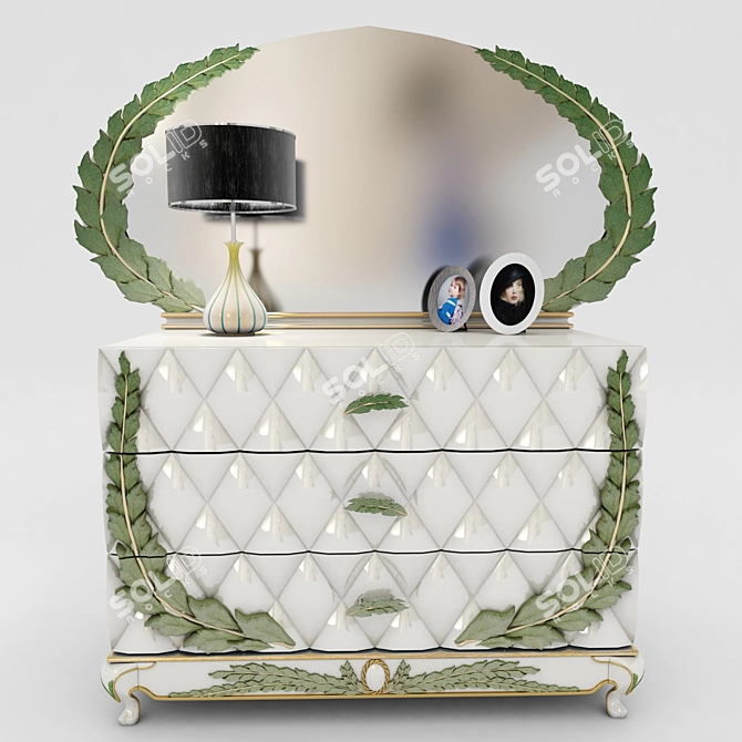 Elegant Venus Chiffonier: Stylish Storage Solution 3D model image 1