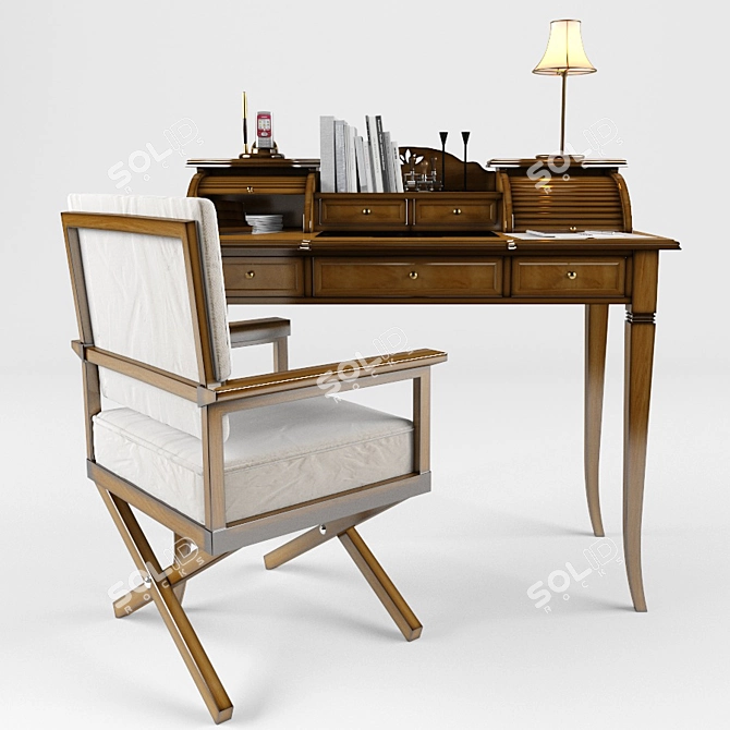 Ashley 2015: Stylish Furniture Set 3D model image 1