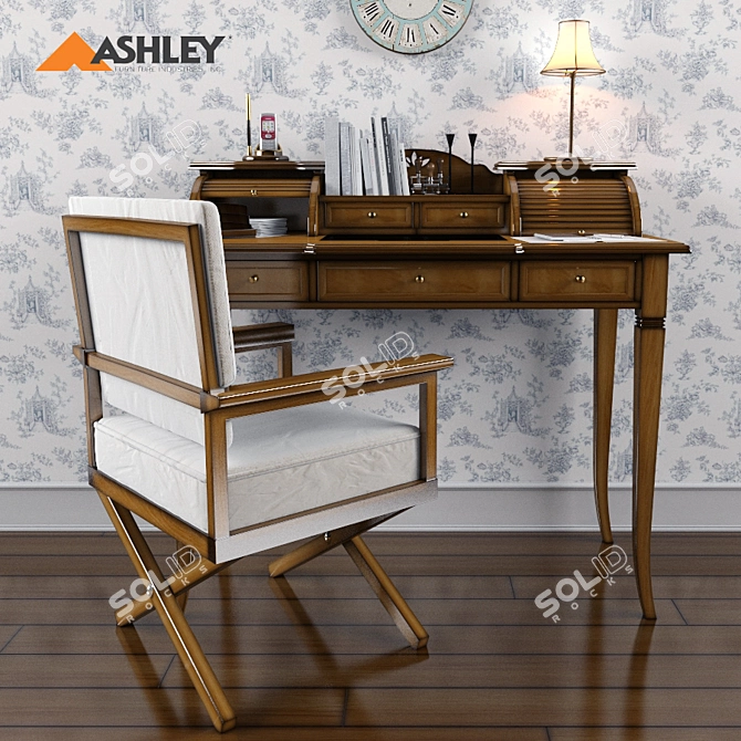 Ashley 2015: Stylish Furniture Set 3D model image 2