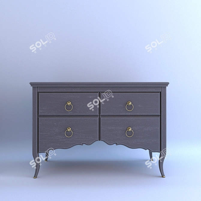 Elegant Storage Solution 3D model image 2