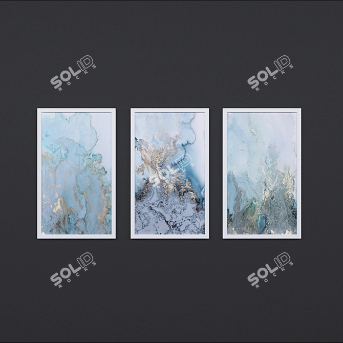 Abstract Art Collection. Modern & Unique 3D model image 3