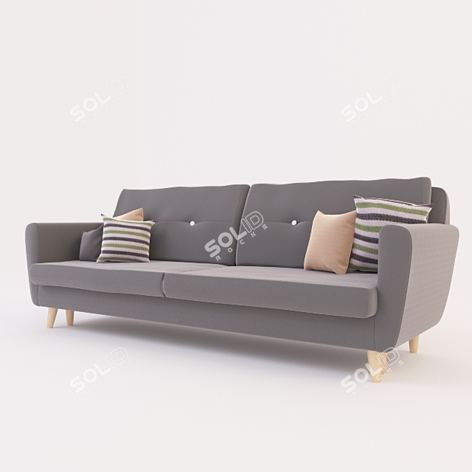 Madrid Convertible Sofa Bed - Vienna Style 3D model image 1
