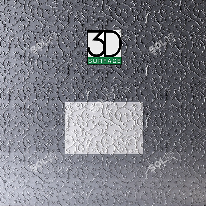 3D Surface Wall Cladding 3D model image 1