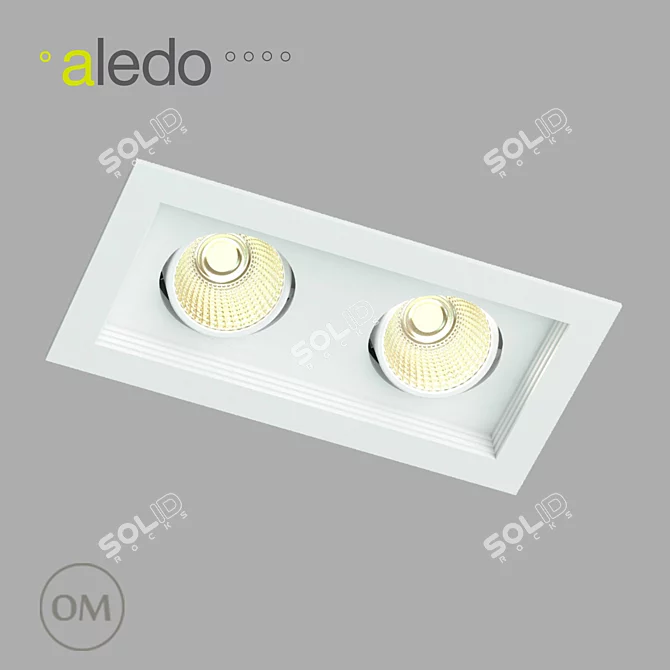 18W Prime Cardan LED Light 3D model image 1