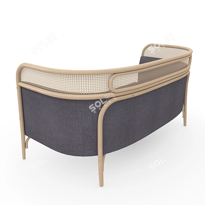 Vienna Targa Sofa - Timeless Elegance for your Space 3D model image 2