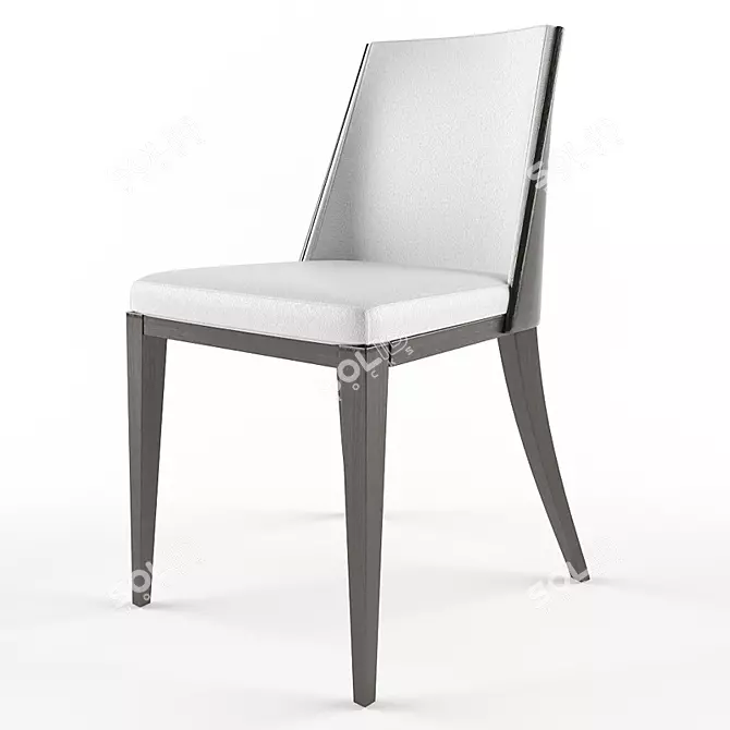 Modern Luxury Crescent Chair 3D model image 2