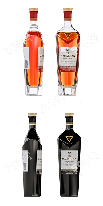 Exquisite Macallan Rare Cask 3D model image 2