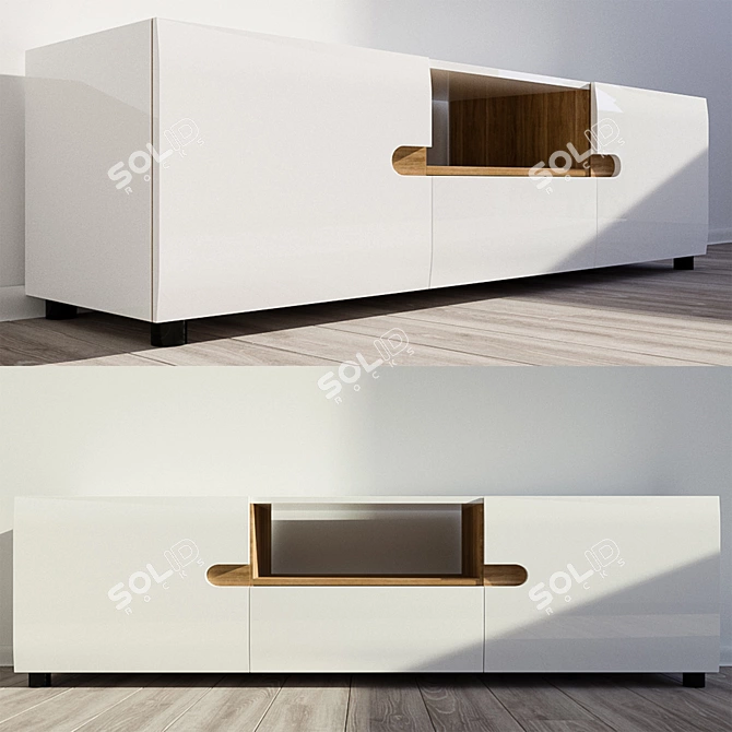 Linate TV Stand Coffee Table 3D model image 2