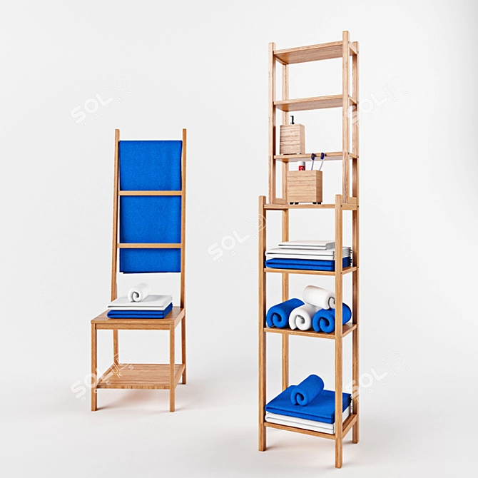 Sleek Storage Solution: Ikea Rogrund 3D model image 1