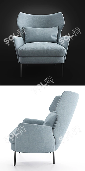 Cosmorelax Alex 3D Max Armchair 3D model image 2