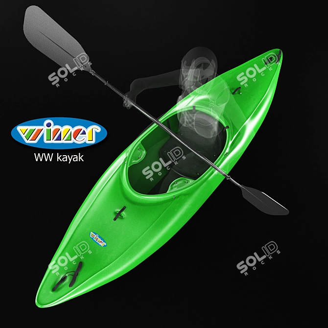 Ultimate Storm Kayak 3D model image 1