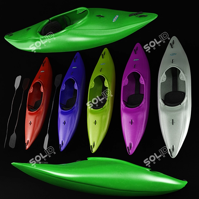 Ultimate Storm Kayak 3D model image 2