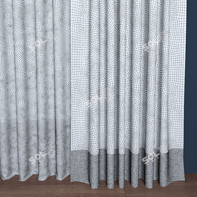 Contemporary Style Blind 3D model image 3