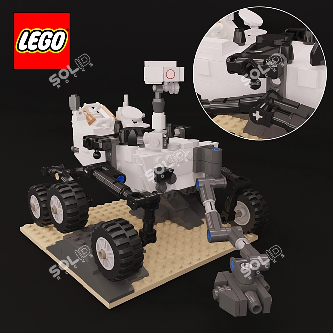 Colorful Curiosity LEGO Set 3D model image 1