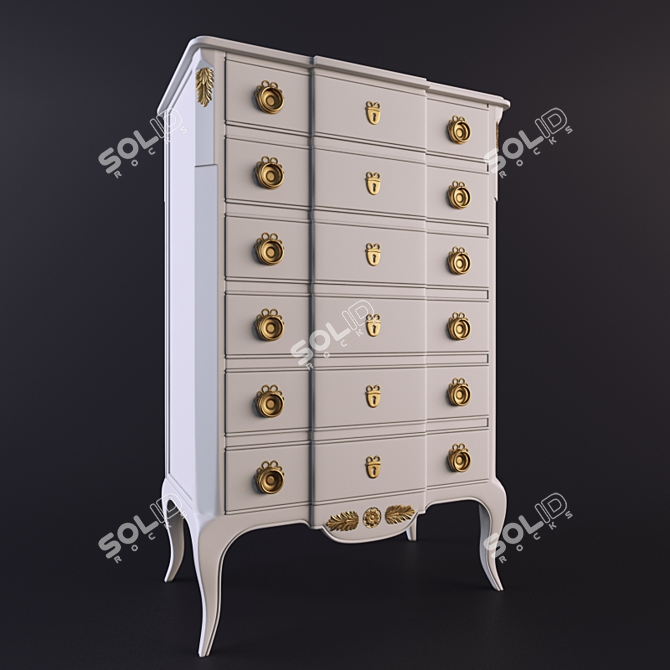 Stella del Mobili Chest: Elegant and Functional 3D model image 1