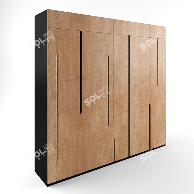 Product Title: Stage-Ready Wardrobe 3D model image 1