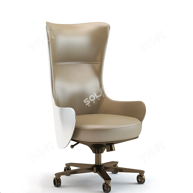 ErgoFlex Task Chair: Optimal Comfort 3D model image 1