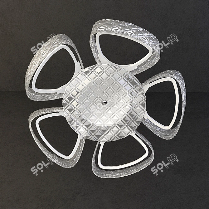Sylcom 381/5 Ceiling Downlight 3D model image 2