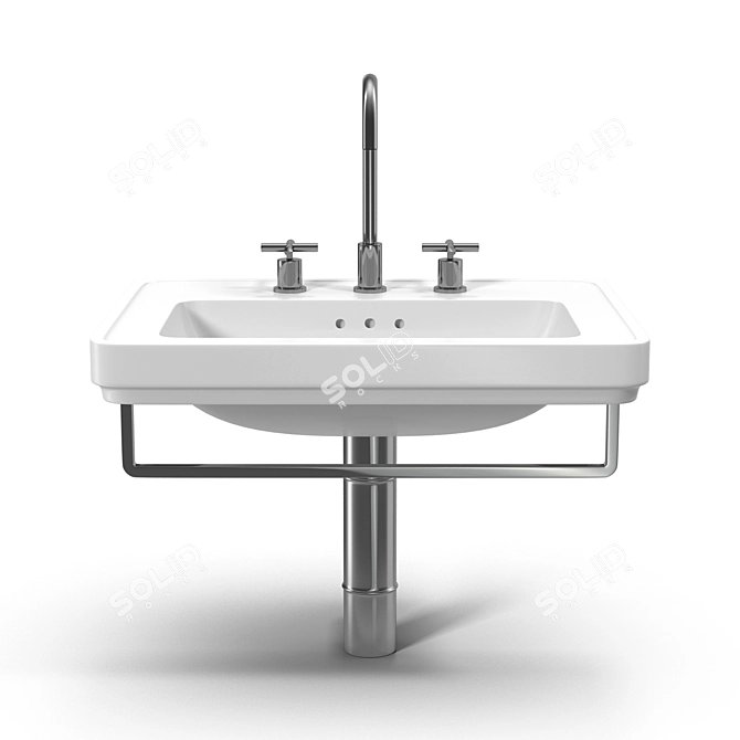Catalano Canova Royal 60 - Elegant & Versatile Basin 3D model image 2