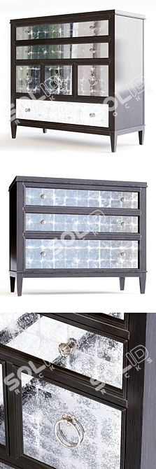 Elegant Sutton House Chest 3D model image 2