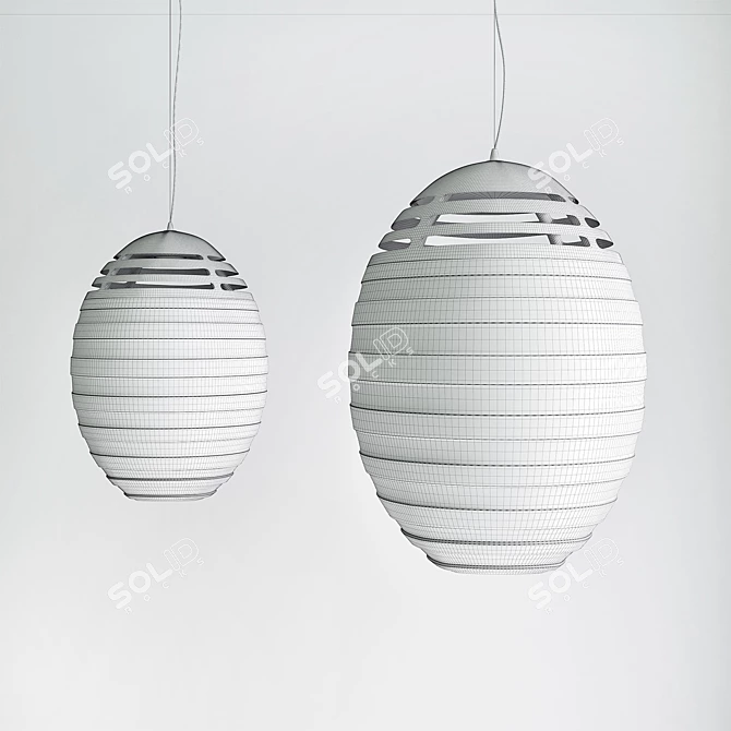 Incalmo Pendant Light - Modern Elegance 3D model image 2