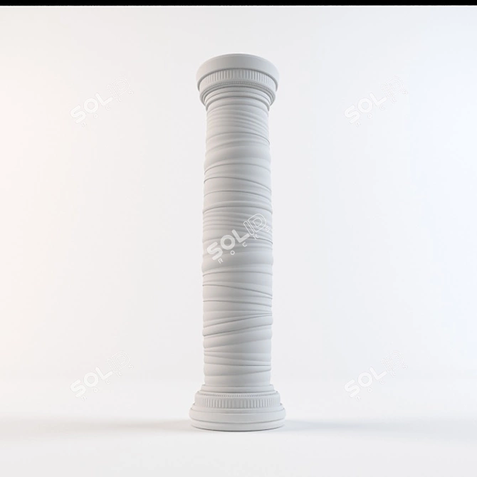 Elegant Classic Column 3D model image 2