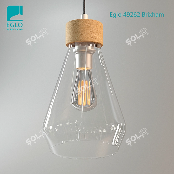 Eglo 49262 Brixham Pendant: Elegant Lighting Fixture from Austria 3D model image 1