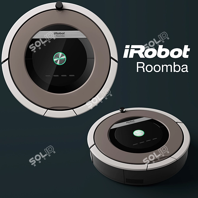 Smart Cleaning Solution: iRobot Roomba 3D model image 1