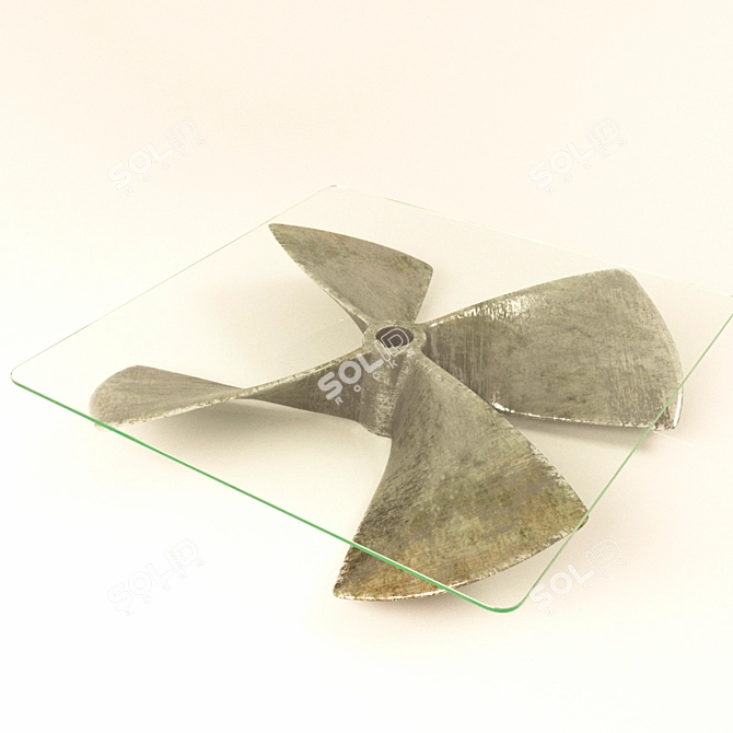 Ship Propeller Coffee Table 3D model image 2