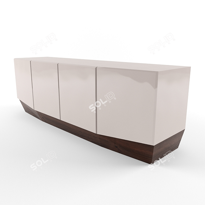  Venetian Chic Console 3D model image 1