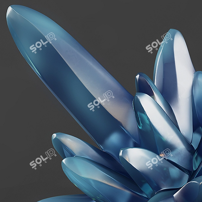 Title: Elegant Crystal Fills Interiors 3D model image 2