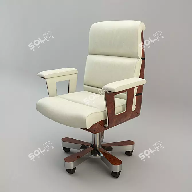 Luxury Athena Armchair 3D model image 1