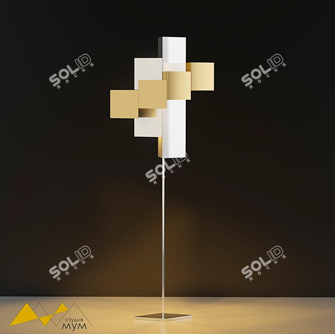 MUM Studio Rubikon Floor Lamps 3D model image 1