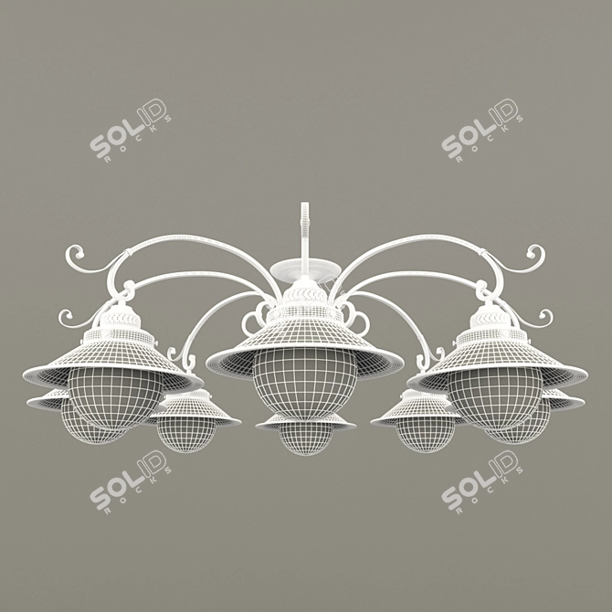  Modern 1m Diameter Coffee Table 3D model image 2