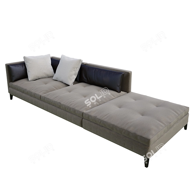 Luxury Minotti Lounge Sofa 3D model image 1