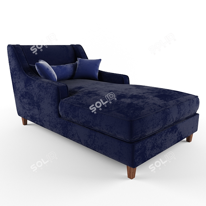 Veranda Isabella Couch: Philippe Collection 3D model image 2