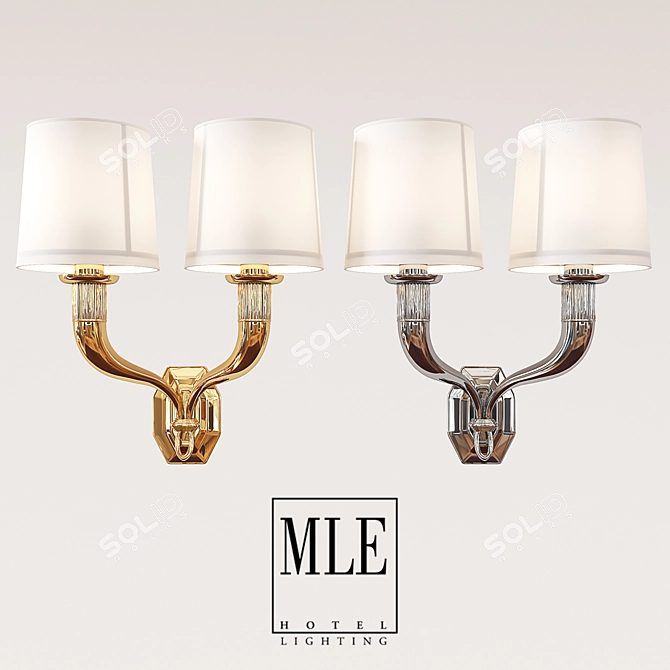 Classic Style Wall Sconce 3D model image 1