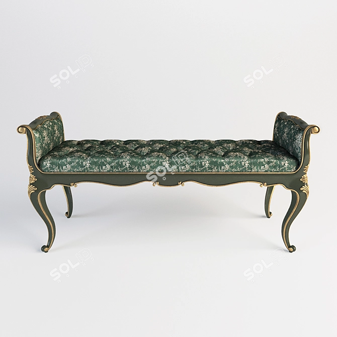 Regal Versailles Banquette 3D model image 1